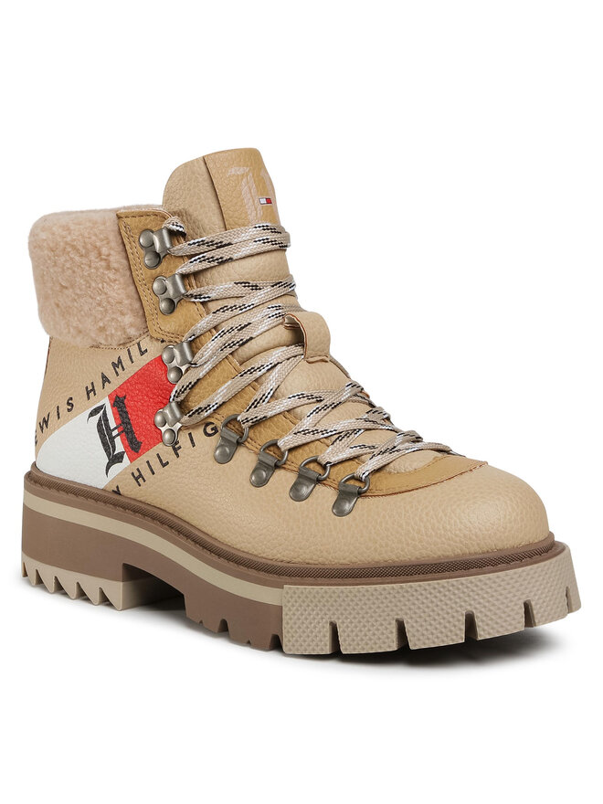 Trapery Tommy Hilfiger LEWIS HAMILTON Lh Shearling Chunky Boot 