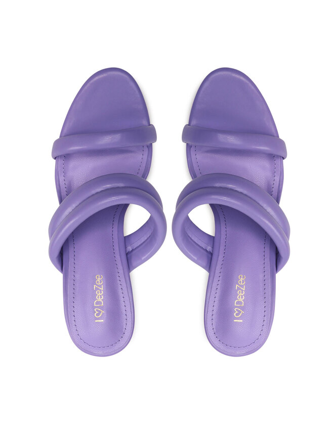 DeeZee Klapki DeeZee LS5773-01 Fioletowy