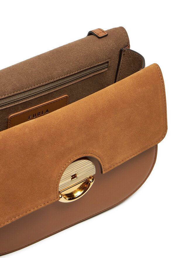 Furla Τσάντα Furla Sfera Borsa A Tracolla S Vaniglia WB01355 BX0428 RY000 Καφέ