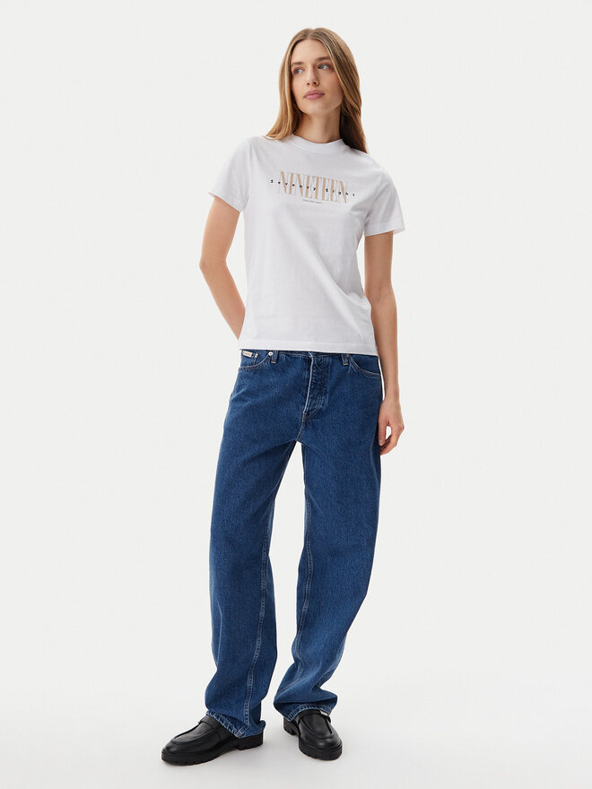 Calvin Klein Jeans Calvin Klein Jeans Camiseta 19 Graphic J20J225259 Blanco Regular Fit