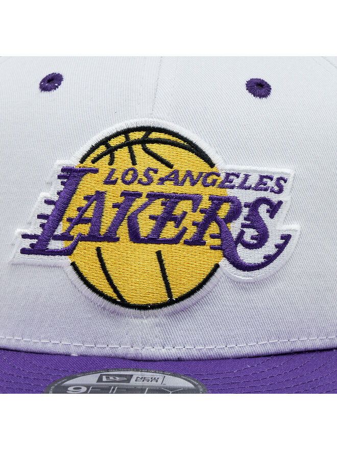 New Era Czapka z daszkiem New Era White Crown Patch 950 Lakers 60364274 Biały