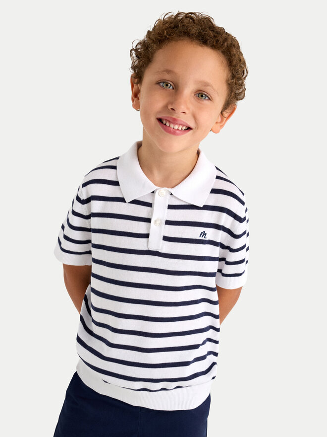Mayoral Mayoral Polo marškinėliai 3104 Balta Regular Fit
