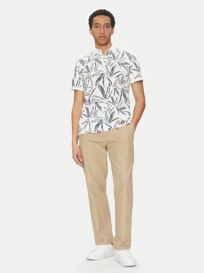 Tom Tailor Tom Tailor Polo marškinėliai 1045706 Balta Regular Fit