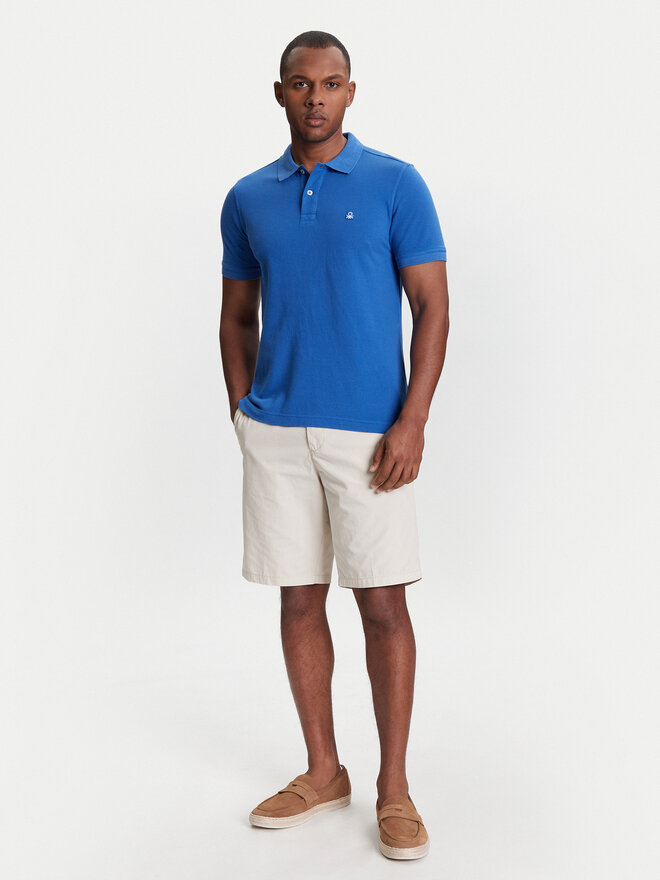 United Colors Of Benetton United Colors Of Benetton Pólóing 3089J3179 Kék Regular Fit