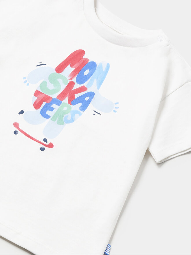 Mayoral Mayoral Σετ 2 T-Shirts 1024 Έγχρωμο Regular Fit