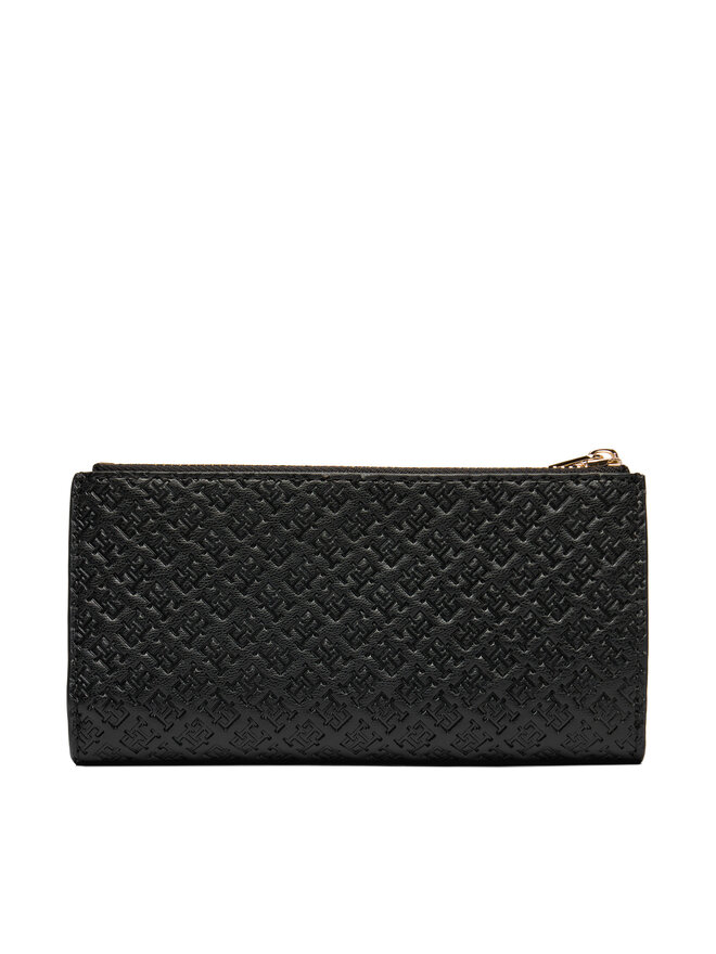 Tommy Hilfiger Geldbörse Tommy Hilfiger Th Icon Long Bifold Mono AW0AW18989 Schwarz
