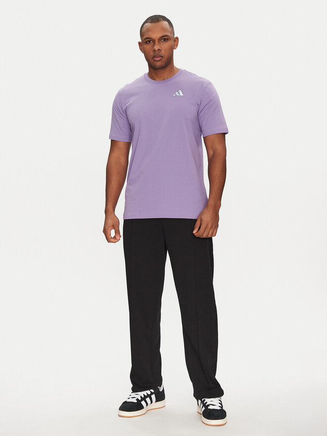 adidas adidas Camiseta Earth Day Graphic JI6757 Violeta Regular Fit