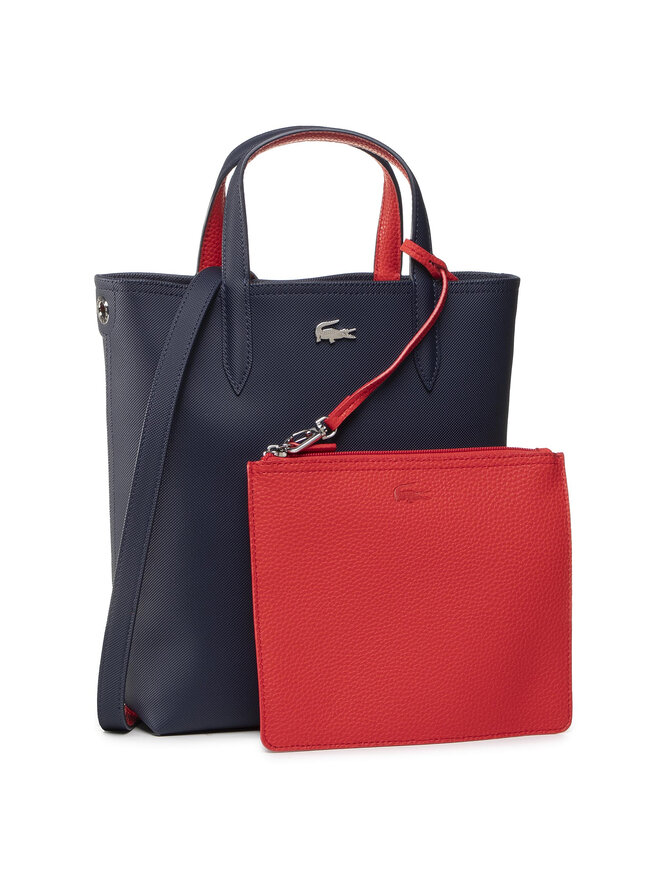 Lacoste Borsetta Lacoste Vertical Shopping Bag NF2991AA Blu scuro