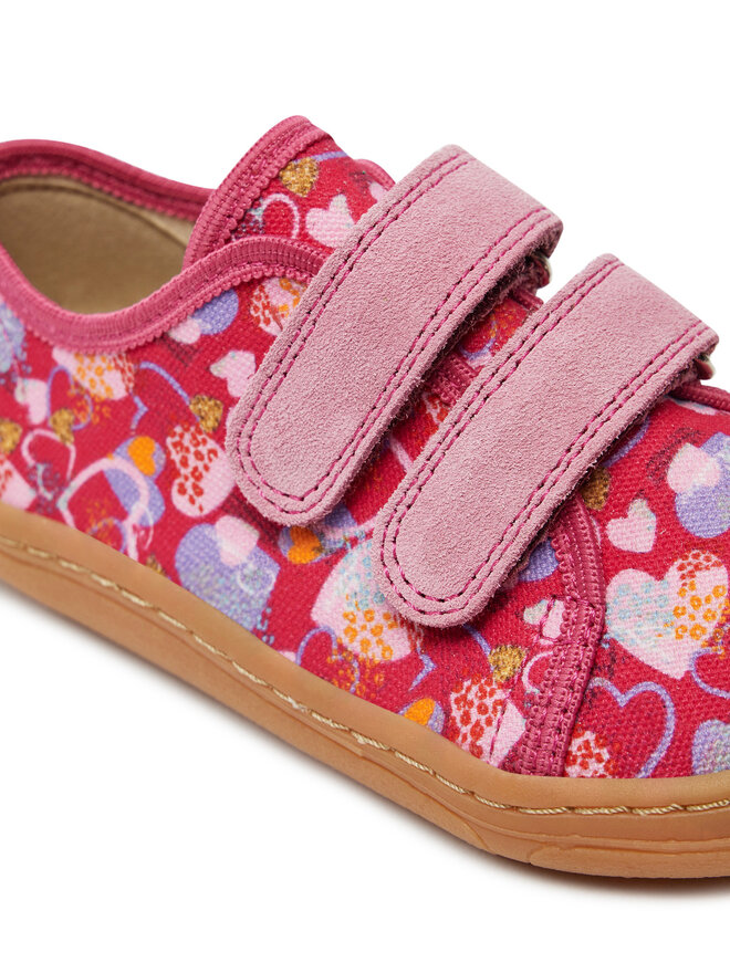 Froddo Παντόφλες Σπιτιού Froddo Barefoot Canvas G1700390-2 M Ροζ