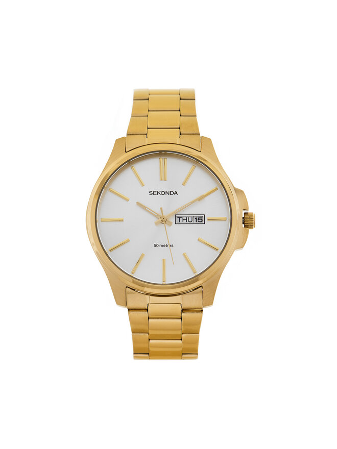 Sekonda Zegarek Sekonda 30154 Złoty