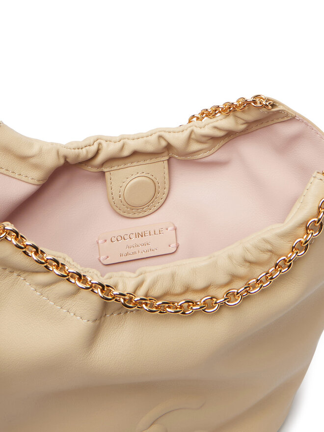 Coccinelle Сумка Coccinelle Coccinellesmash E5 U5F 58 01 01 Світло-бежевий