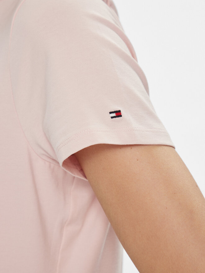 Tommy Hilfiger Tommy Hilfiger Marškinėliai 1985 WW0WW37877 Rožinė Regular Fit
