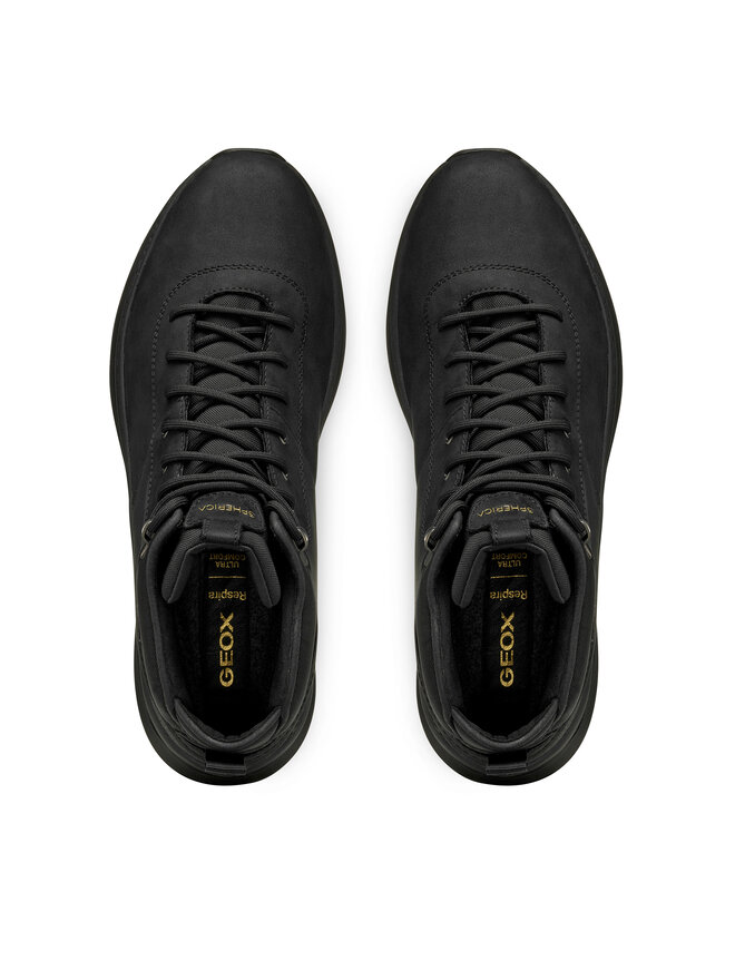 Geox Schnürschuhe Geox U Spherica Actif X2 U56HMD 04511 C9999 Schwarz