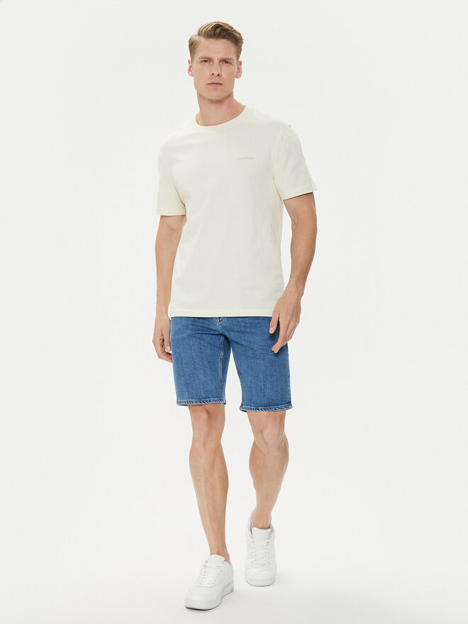 Calvin Klein Calvin Klein Футболка Enlarged Back Logo K10K113106 Бежевий Regular Fit