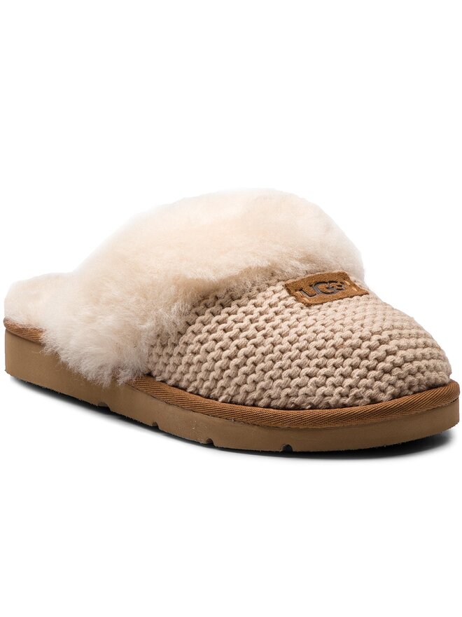 Ugg Papucs Ugg W Cozy Knit Slipper 1095116 Bézs