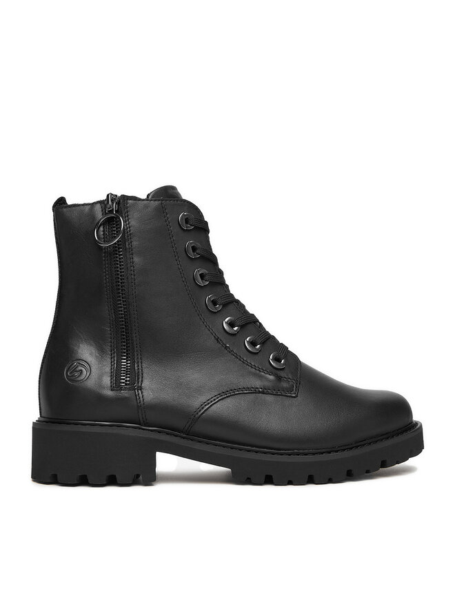 Remonte Schnürschuhe Remonte D8671-01 Schwarz