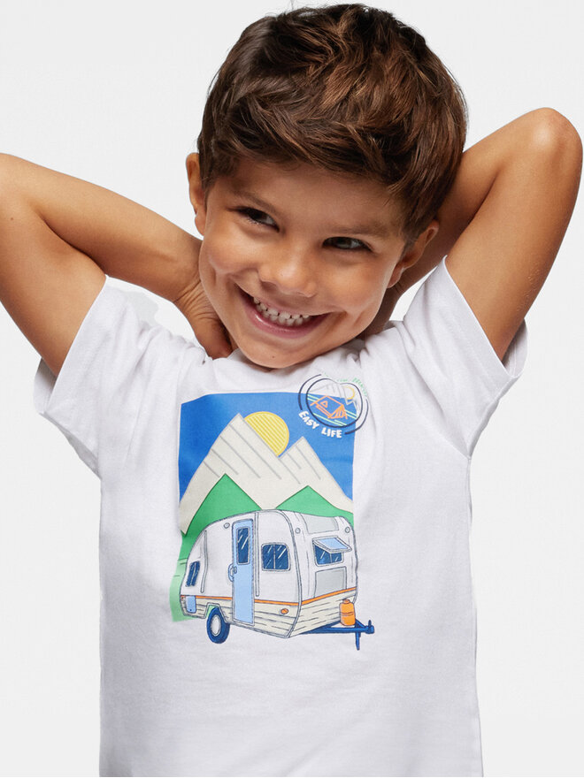 Mayoral Mayoral Camiseta 3004 Blanco Regular Fit