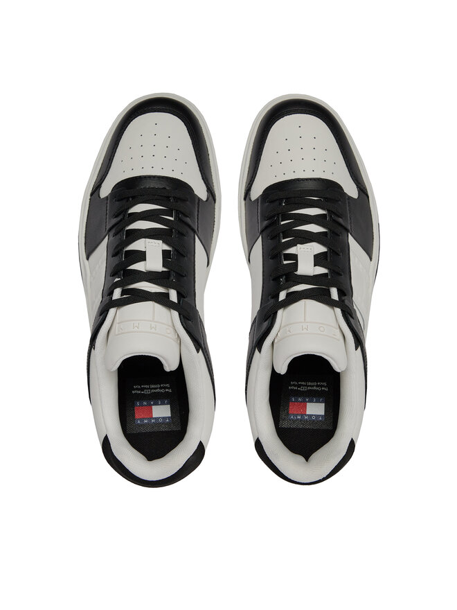 Tommy Jeans Sneakers Tommy Jeans Tjm Leather Cupsole 2.0 EM0EM01352 Negru