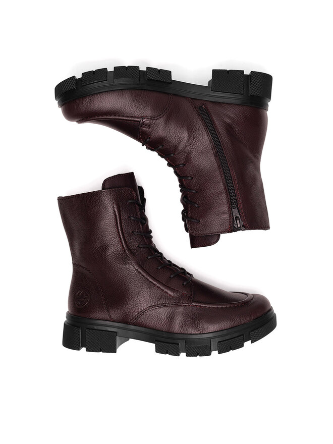 Rieker Botine Rieker Y7107-35 Vișiniu