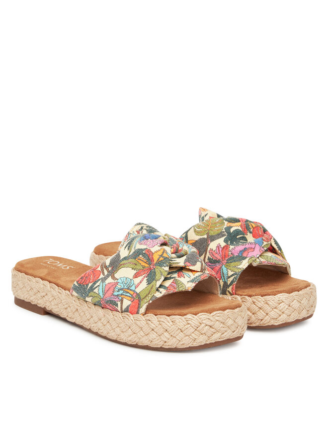 Toms Espadryle Toms Abby Slide 10021976 Kolorowy