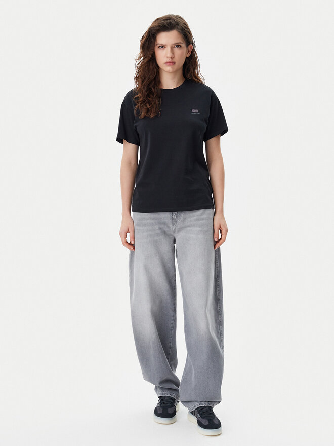 Napapijri Napapijri Marškinėliai S-Nina NP0A4H87 Juoda Regular Fit