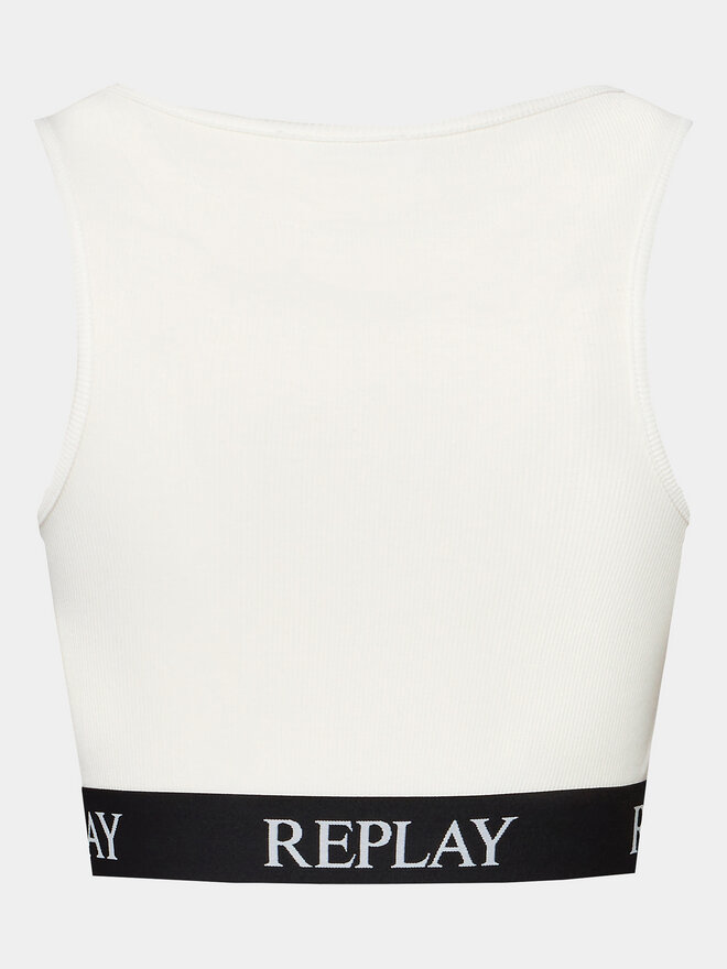 REPLAY Replay Marškinėliai W3782C.000.23687P Écru Slim Fit