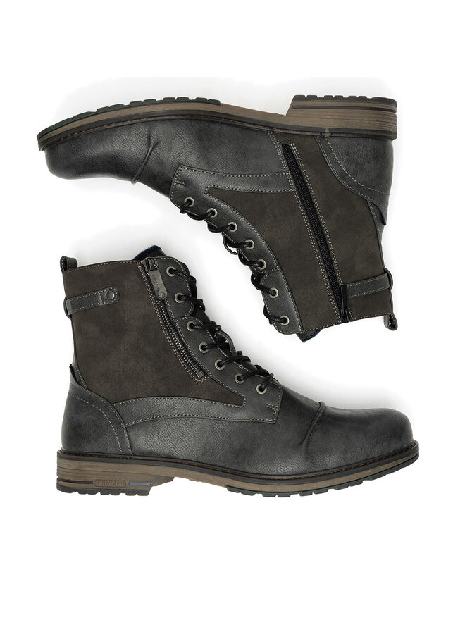 Mustang Schnürschuhe Mustang 4157-503 Grau