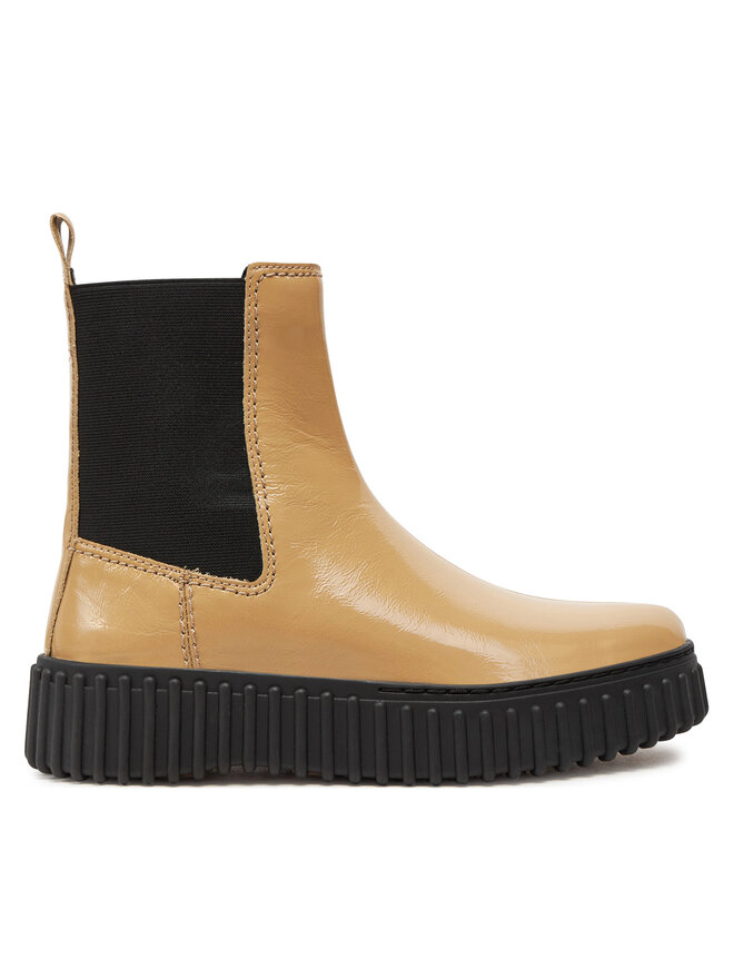 Clarks Боти тип челси Clarks Torhill Maple 26179122 Бежов