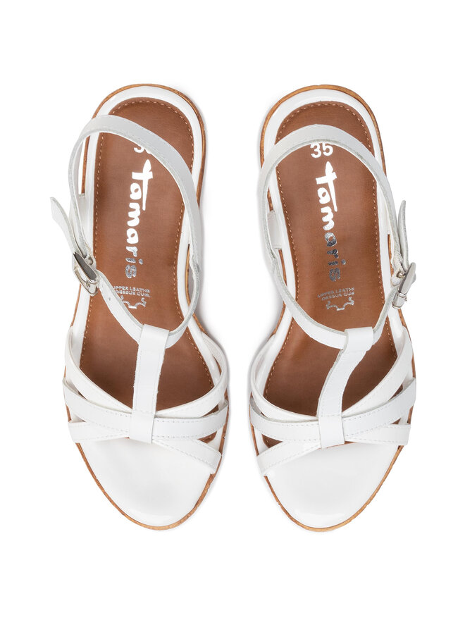 Tamaris Sandály Tamaris 1-28347-24 Bílá