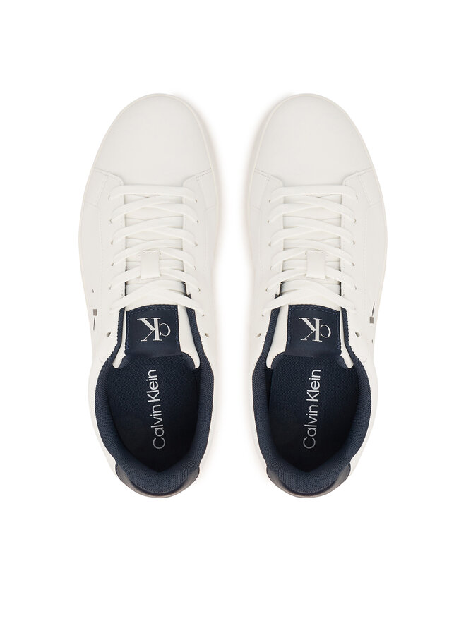 Calvin Klein Sneakers Calvin Klein 3 Cupsole Derby Pu Smo HM0HM02458 Weiß