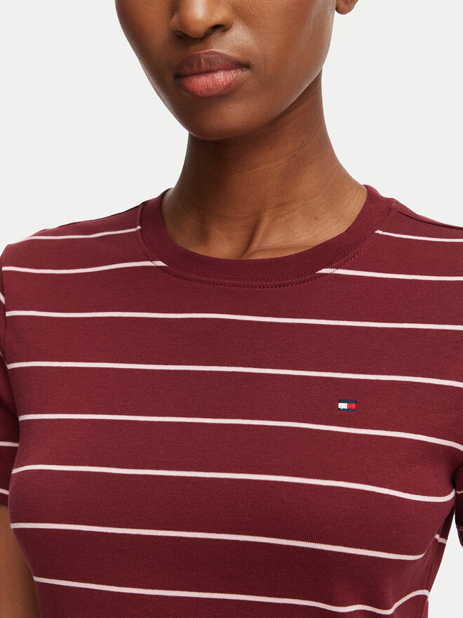 Tommy Hilfiger Tommy Hilfiger T-Shirt New Cody WW0WW40587 Rot Slim Fit