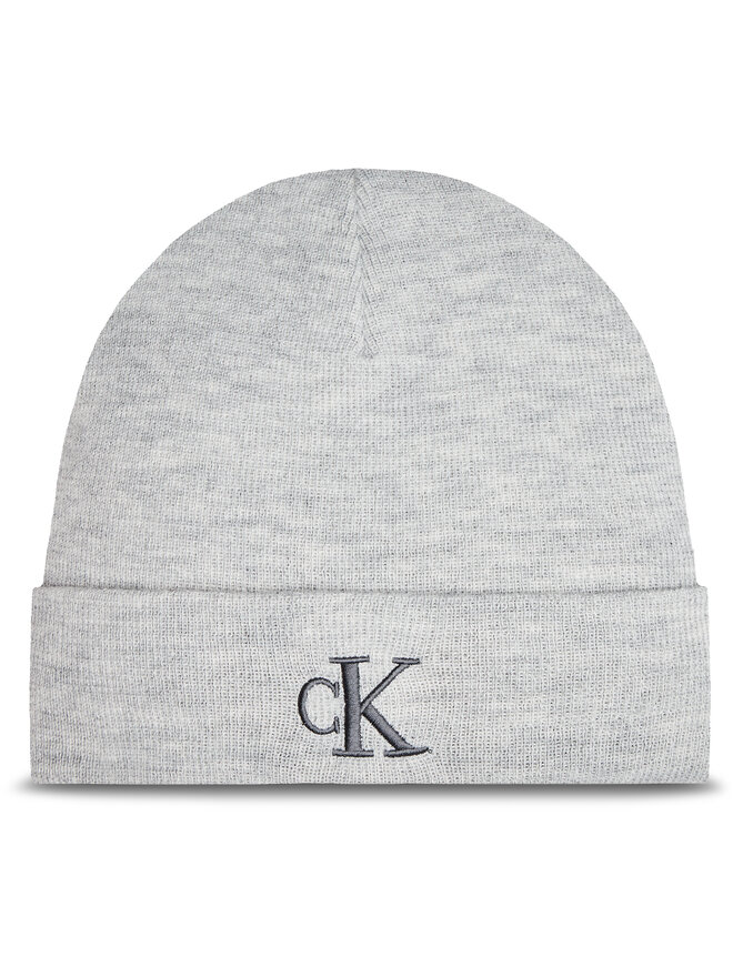 Calvin Klein Jeans Čepice Calvin Klein Jeans Monogram Embro K60K612319 Šedá