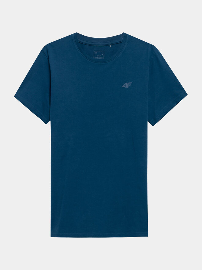 4F 4F Camiseta 4FAW23TTSHM0876 Azul Regular Fit