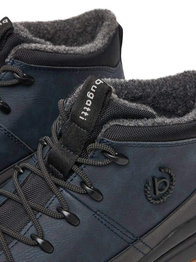 Bugatti Botines planos Bugatti 331-AOS31-5069 Azul marino