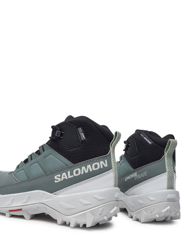 Salomon Bakancs Salomon Crosstrak Waterproof L47570400 Zöld