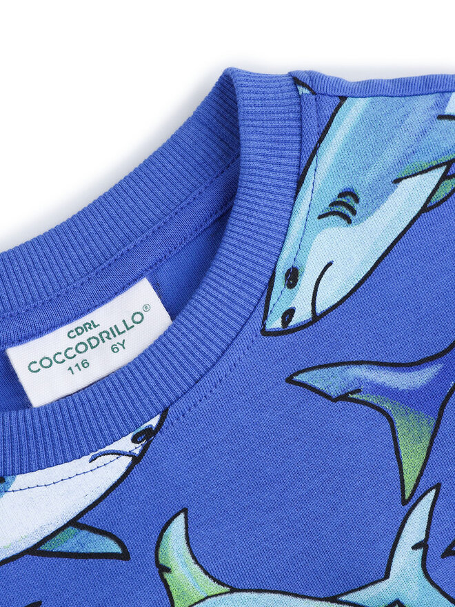 Coccodrillo Coccodrillo Marškinėliai WC5143203IBK Mėlyna Regular Fit