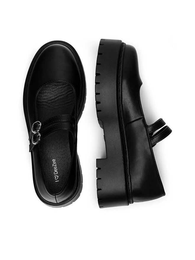 DeeZee Półbuty DeeZee HY13123-36A Czarny