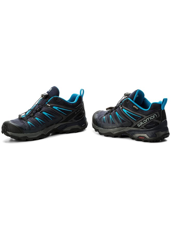 Chaussures de trekking Salomon X Ultra 3 Gtx GORE TEX 402423 27 W0 Bleu marine chaussures