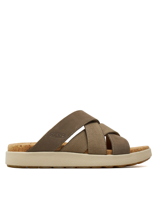 Keen Pantoletten Keen Elle Mixed 1027277 Braun