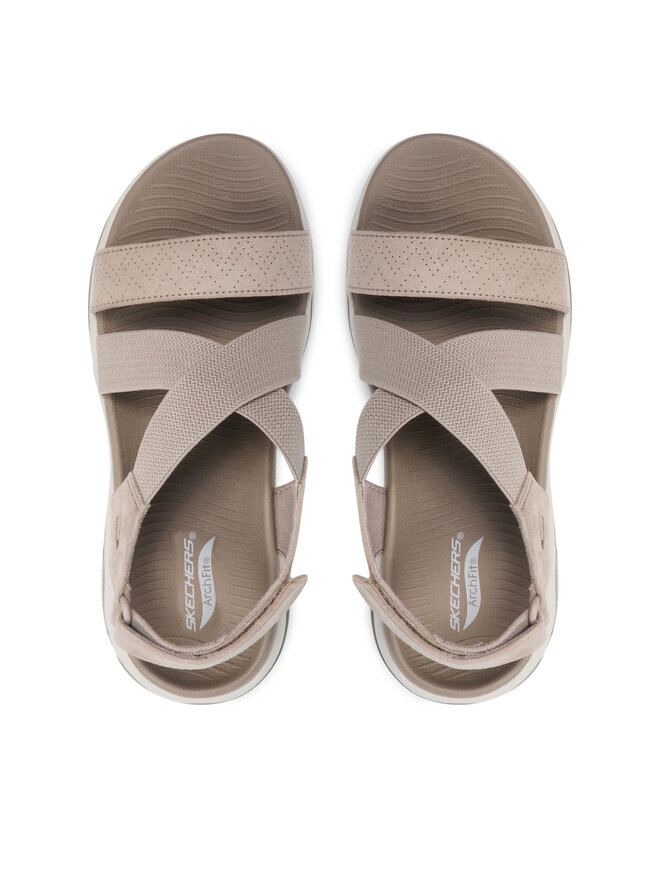 Skechers Sandały Skechers Treasured 140257/TPE Brązowy