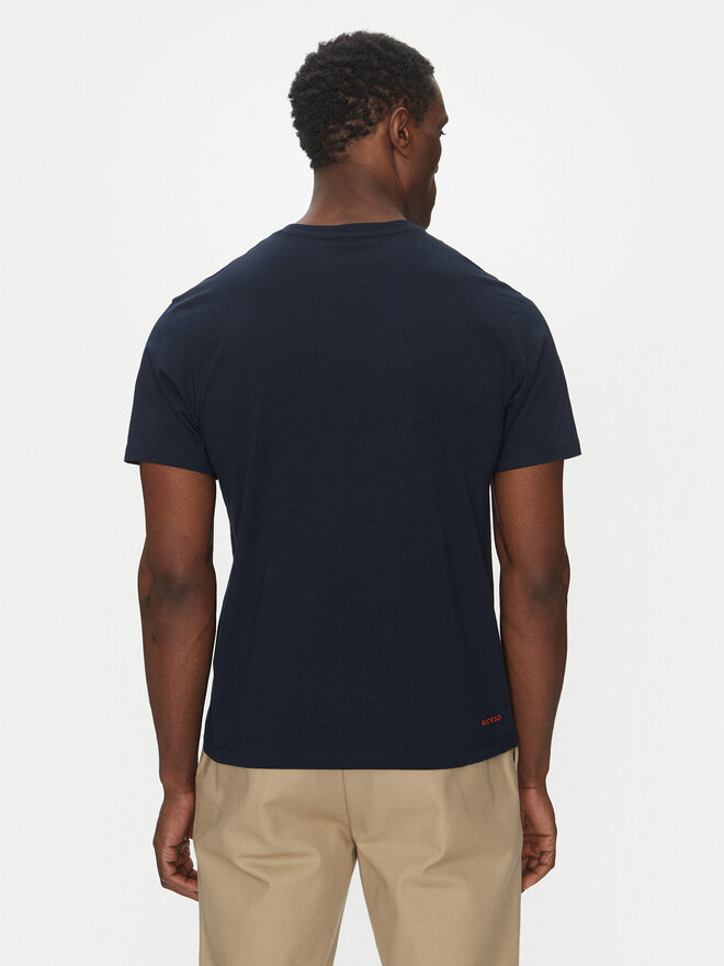Save The Duck Save The Duck T-Shirt DT1194M BESY20 Dunkelblau Regular Fit