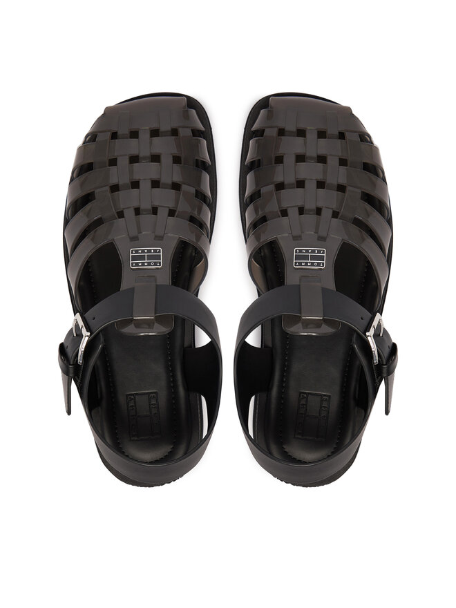 Tommy Jeans Sandalen Tommy Jeans Jelly Chunky Cleat Fisherman EN02949 Schwarz