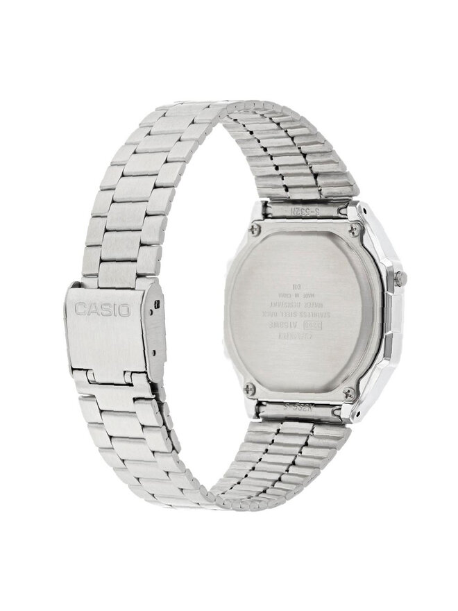 Casio Zegarek Casio Vintage A168WEM-1EF Srebrny