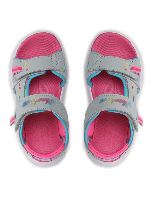 Skechers Sandale Skechers Vibrant Mood 302984L/SLPK Siva