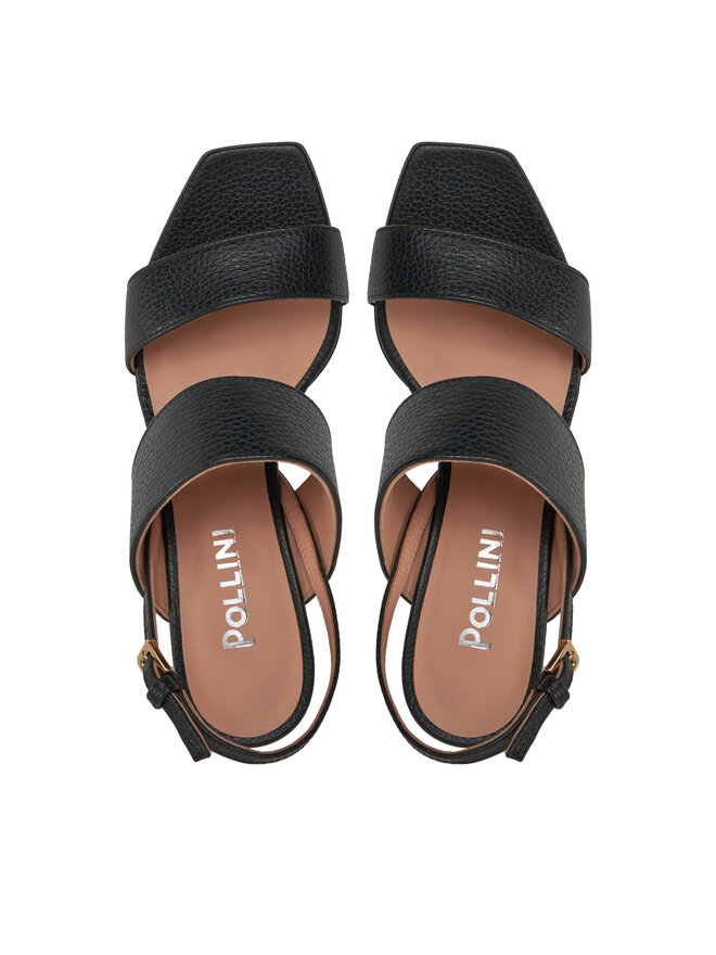 Pollini Sandali Pollini SA16106C1ITDP000 Črna