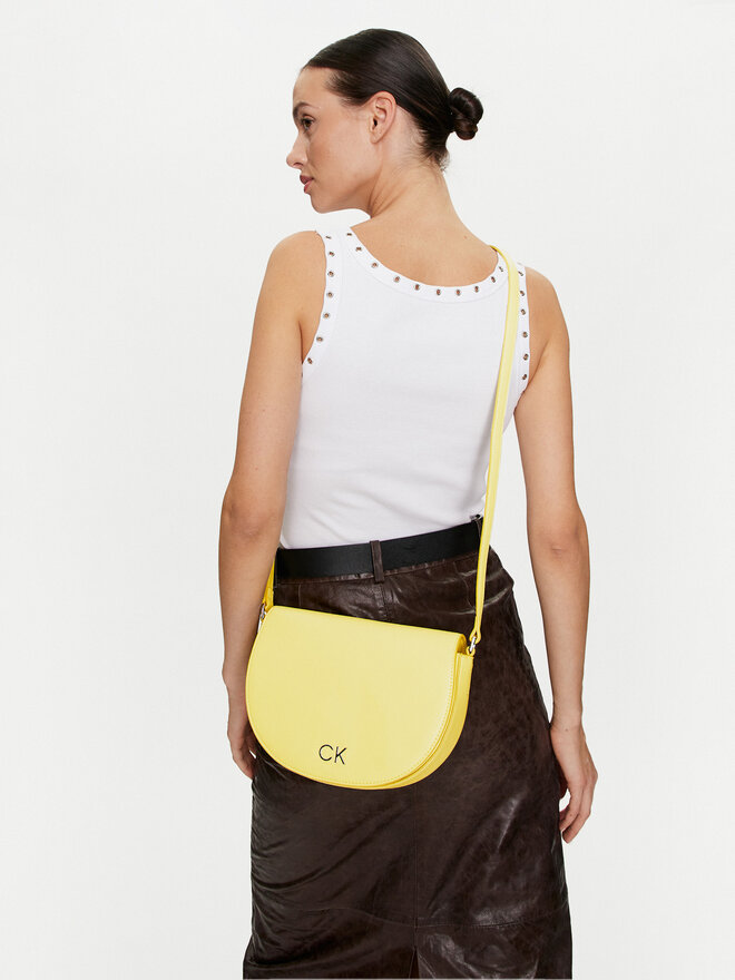 Calvin Klein Τσάντα Calvin Klein Ck Daily Saddle Bag Pebble K60K611679 Κίτρινο