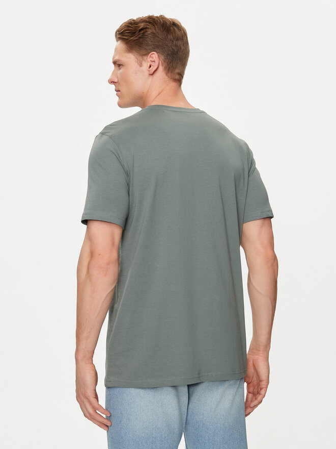 4F 4F T-Shirt 4FWSS24TTSHM1283 Πράσινο Regular Fit