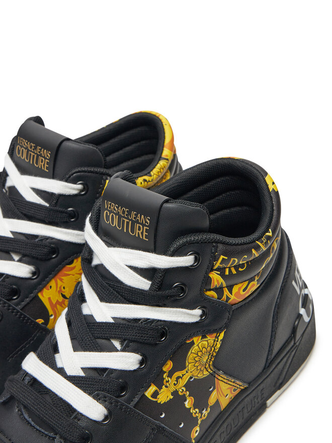 Versace Jeans Couture Sneakersy Versace Jeans Couture 77YA3SJ7 Čierna