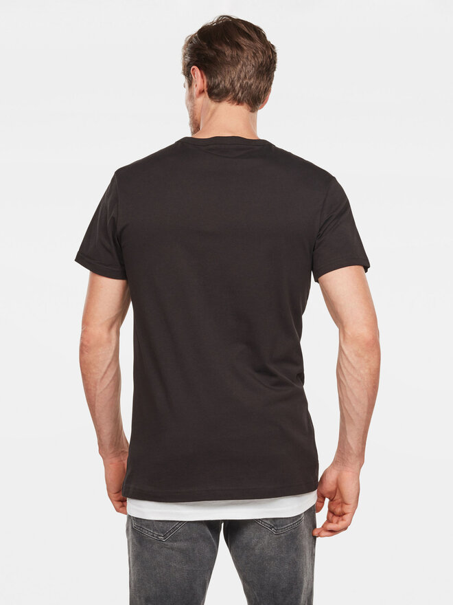 G-Star Raw G-Star Raw T-Shirt Holorn D08512-8415 Μαύρο Regular Fit