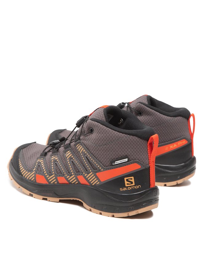 Salomon Trekingová obuv Salomon Xa Pro V8 Mid Cswp J 417285 09 W0 Šedá